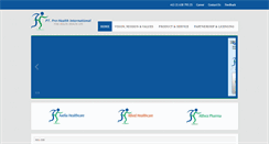 Desktop Screenshot of pro-healthint.com